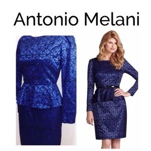 Antonio Melani Peplum Dress. Size 0